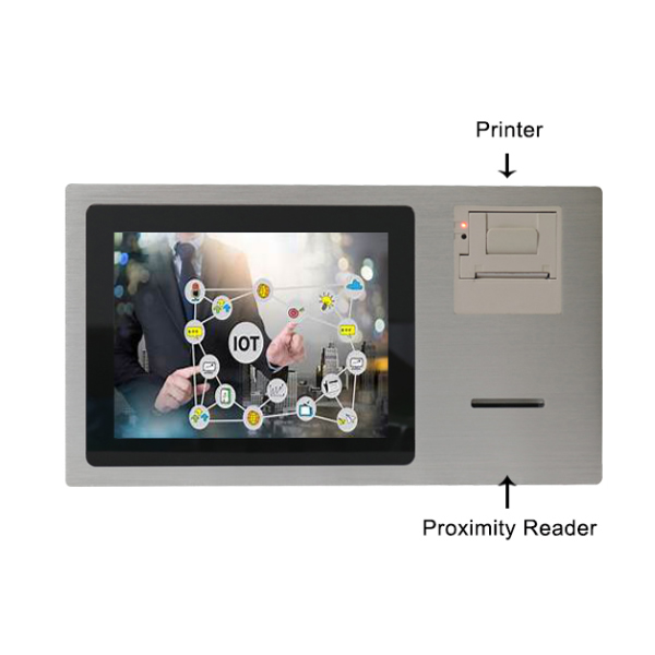 17 inch Touch Panel Computer with Printer/Card Reader/QR Reader